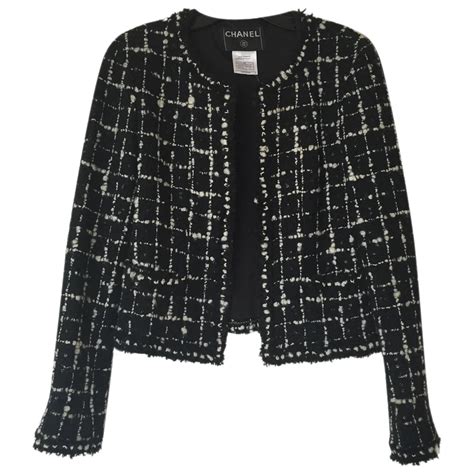 chanel women's long sleeve blazer 261901538055|Jackets .